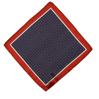 Dark Burgundy Patterned Handkerchief
