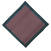Dark Burgundy Patterned Handkerchief