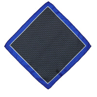 Dark Navy Patterned Handkerchief