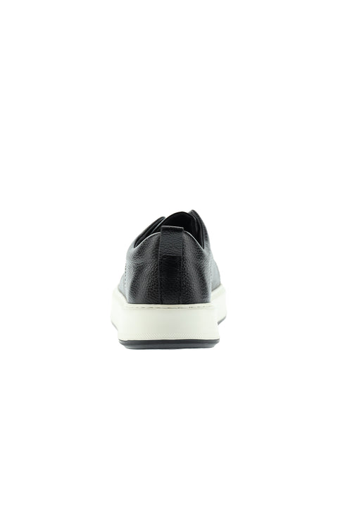 Siyah Sneaker Deri Ayakkabı