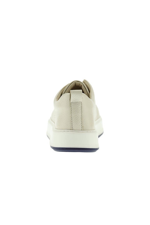 Medium Beige Leather Sneaker Shoes