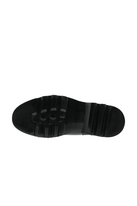 Black Winter Leather Boots
