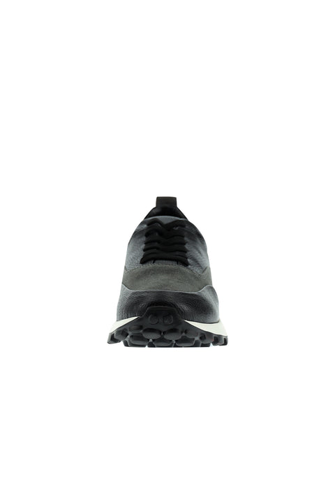 Black Leather Sneakers
