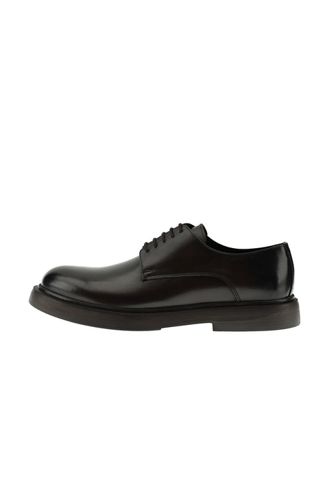 Dark Brown Casual Leather Shoes