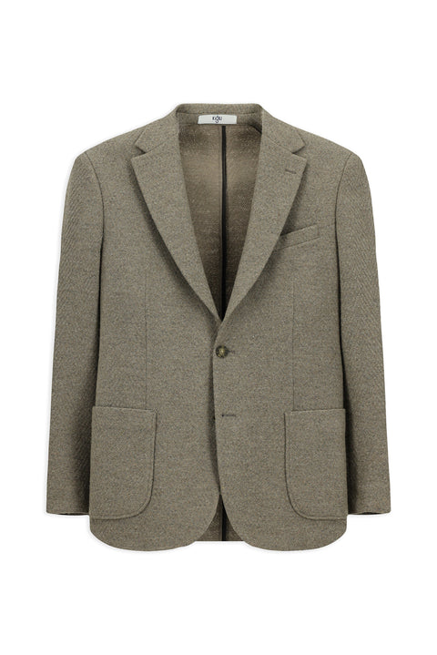 Medium Mink 7 Drop Slim Fit Narrow Cut Wool Sport Jacket