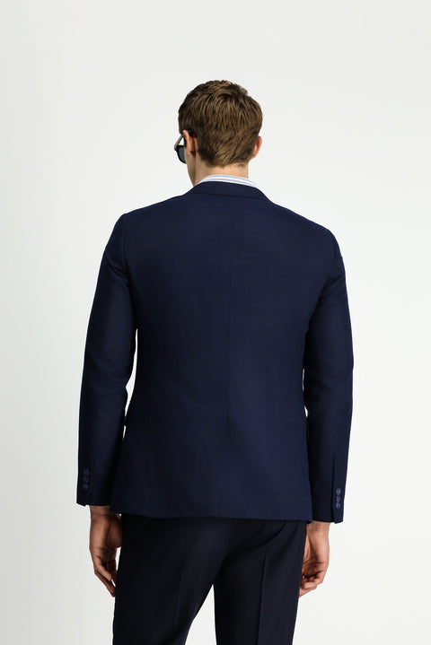 Dark Navy 6 Drop Regular Fit Classic Jacket