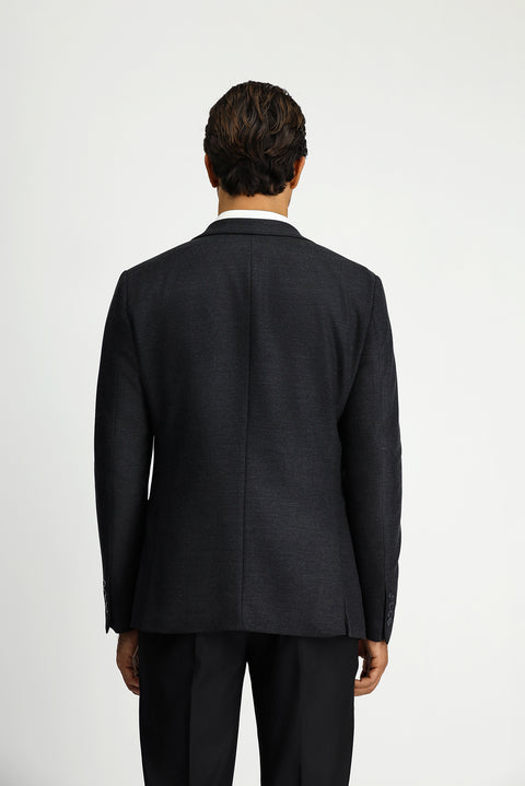 Dark Anthracite 7 Drop Super Slim Fit Extra Narrow Cut Classic Jacket