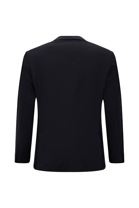 Dark Navy Techno-Line 4 Drop Relaxed Fit Classic Lycra Jacket