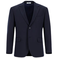 Dark Navy 4-Drop Relaxed Fit Classic Patterned Jacket