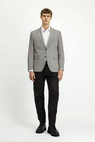  Orta Bej 4 Drop Relaxed Fit Rahat Kesim Klasik Ekose Ceket
