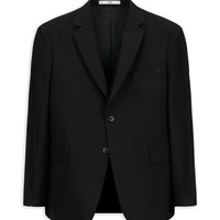 Dark Brown 4-Drop Relaxed Fit Lycra Classic Patterned Jacket