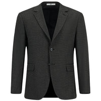 Dark Anthracite 4 Drop Relaxed Fit Lycra Classic Patterned Jacket