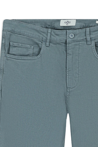  Koyu Mavi  Slim Fit Dar Kesim Likralı Esnek Kanvas / Chino Pantolon
