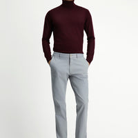 Medium Grey Slim Fit Stretch Canvas / Chino Trousers