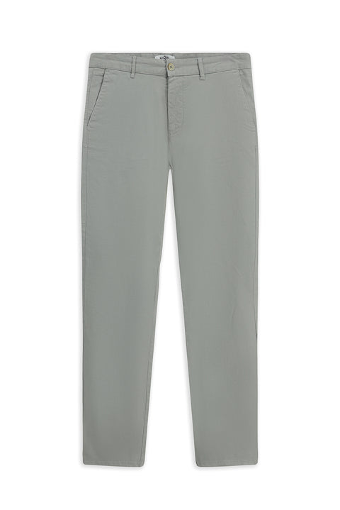 Medium Grey Slim Fit Stretch Canvas / Chino Trousers