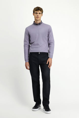  Koyu Antrasit Regular Fit Standart Kesim Likralı Kanvas / Chino Pantolon