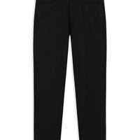Black Slim Fit Stretchy Canvas / Chino Trousers