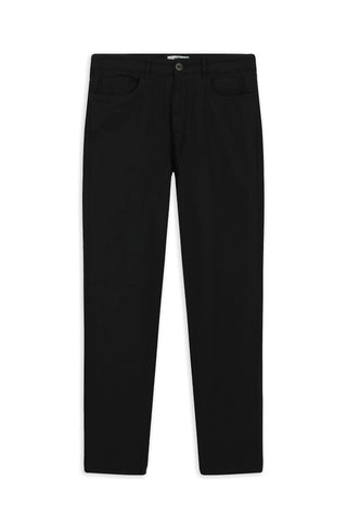  Siyah 7 Drop Slim Fit Dar Kesim Likralı Kanvas / Chino Pantolon