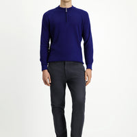 Mid Grey Relaxed Fit Stretch Canvas / Chino Trousers