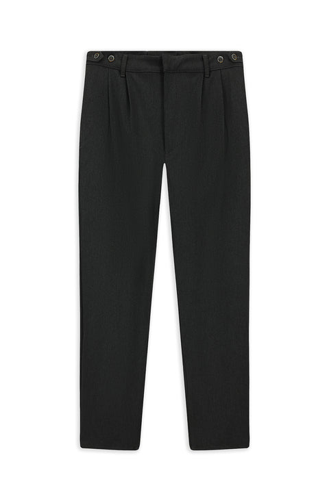 Mid Grey Relaxed Fit Stretch Canvas / Chino Trousers