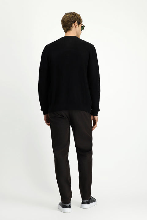 Medium Coffee Slim Fit Stretch Canvas / Chino Trousers