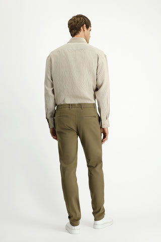  Açık Bej Slim Fit Dar Kesim Likralı Kanvas / Chino Pantolon