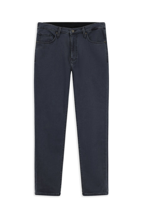 Dark Navy Relaxed Fit Stretch Canvas / Chino Trousers