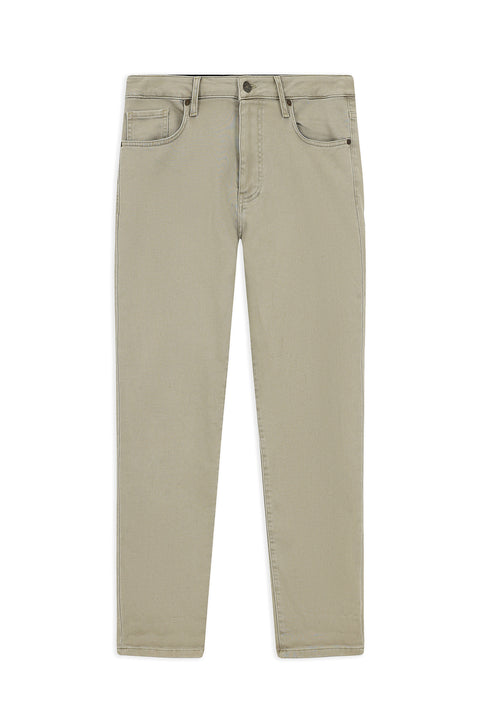 Light Mink Regular Fit Standard Cut Lycra Canvas / Chino Trousers
