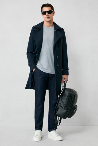  Koyu Lacivert Bootcut Fit Pamuk Denim Pantolon