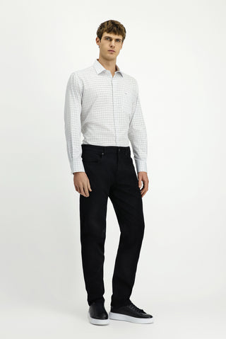  Siyah Regular Fit Standart Kesim Likralı Kanvas / Chino Pantolon