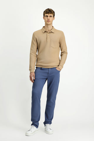  Mavi Regular Fit Standart Kesim Likralı Kanvas / Chino Pantolon
