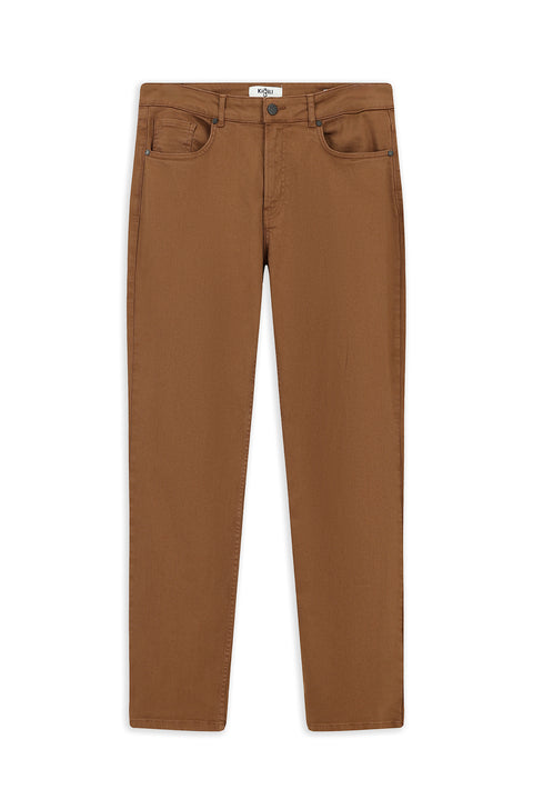 Tarcin Regular Fit Standard Cut Lycra Canvas / Chino Trousers