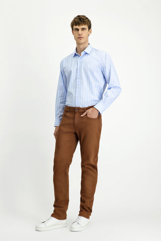  Tarçın  Regular Fit Standart Kesim Likralı Kanvas / Chino Pantolon