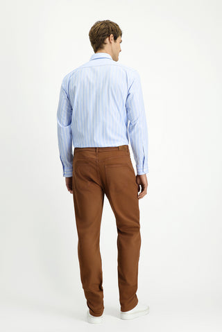  Tarçın  Regular Fit Standart Kesim Likralı Kanvas / Chino Pantolon