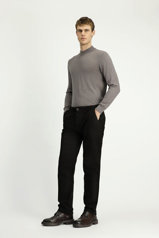  Orta Kahve Regular Fit Standart Kesim Likralı Kanvas / Chino Pantolon