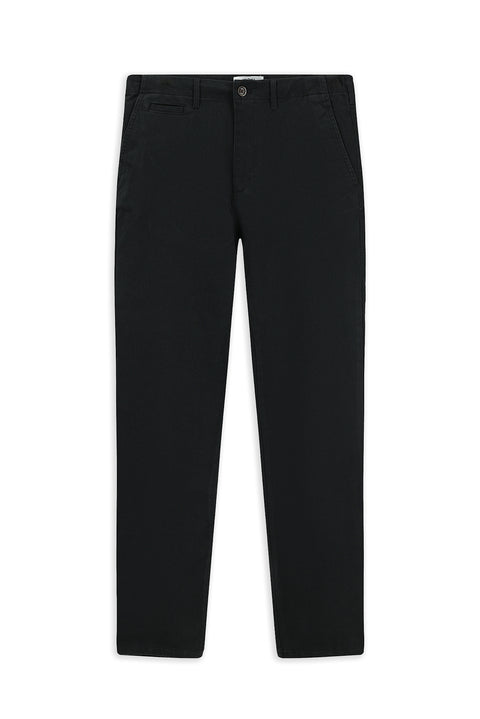 Medium Anthracite Regular Fit Standard Cut Stretchy Canvas / Chino Trousers