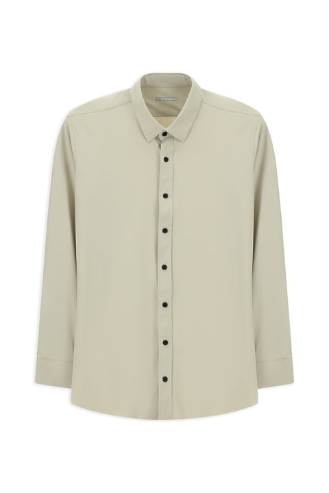 Stone Techno-Line Long Sleeve Slim Fit Classic Lycra Shirt