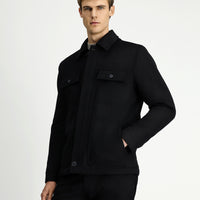 Black Lycra Sport Jacket