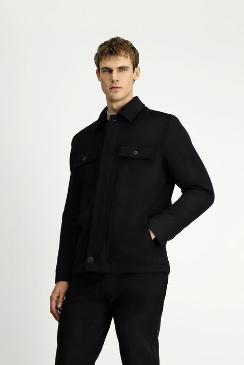 Black Lycra Sport Jacket