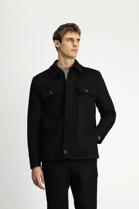 Black Lycra Sport Jacket