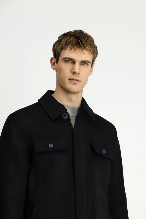 Black Lycra Sport Jacket