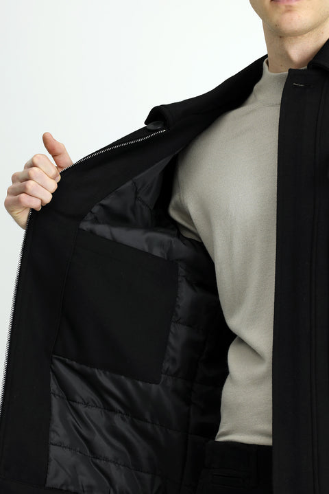 Black Lycra Sport Jacket