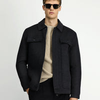 Medium Anthracite Lycra Sport Jacket