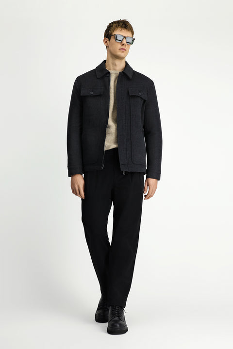 Medium Anthracite Lycra Sport Jacket