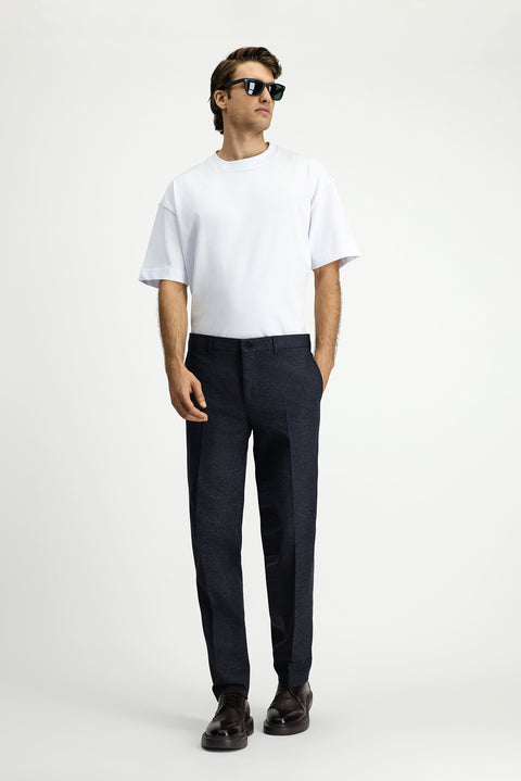 White Crew Neck Oversize Extra Relaxed Fit Cotton T-Shirt