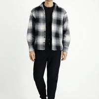 Black Patterned Cotton Sweatshirt/Sweatpants