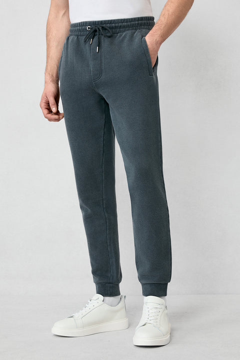 Medium Anthracite Patterned Cotton Sweatshirt/Sweatpants