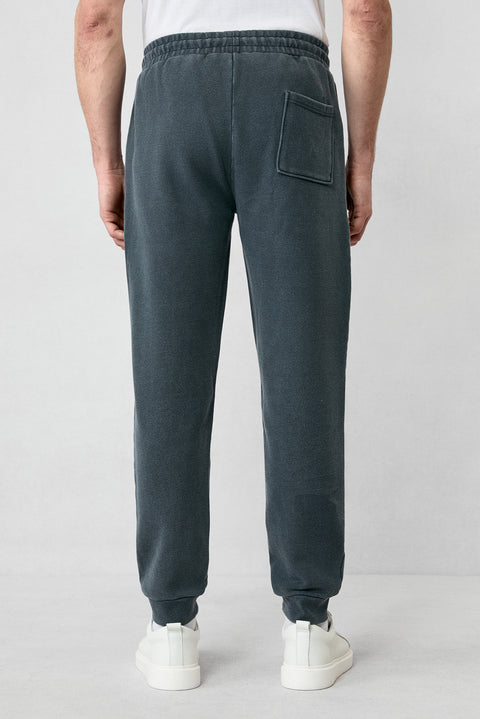 Medium Anthracite Patterned Cotton Sweatshirt/Sweatpants