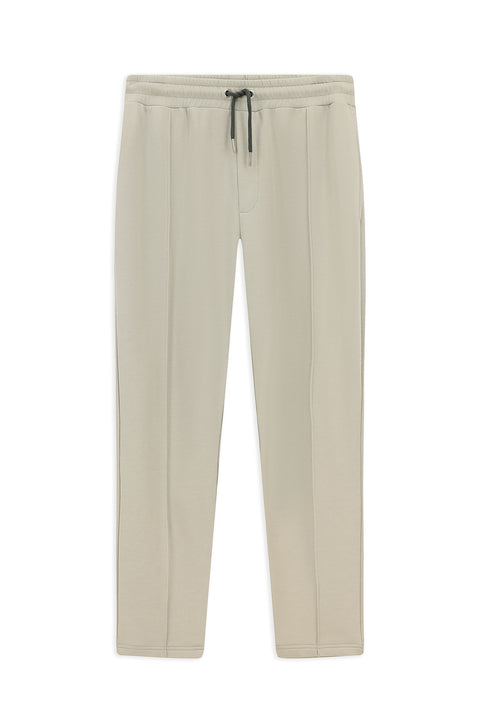 Stone Waist Elastic Drawstring Pocket Cotton Sweatpants / Sweatpants