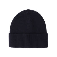Dark Navy Wool Beanie